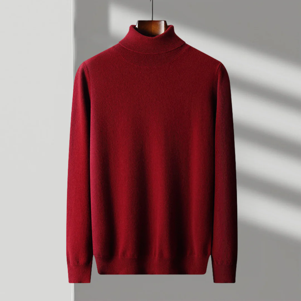 Cagliari|  Jersey de cuello alto de lana merino