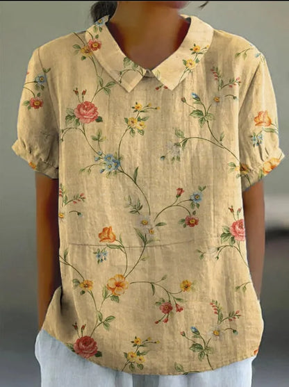 Isabella | Camisa floral retro
