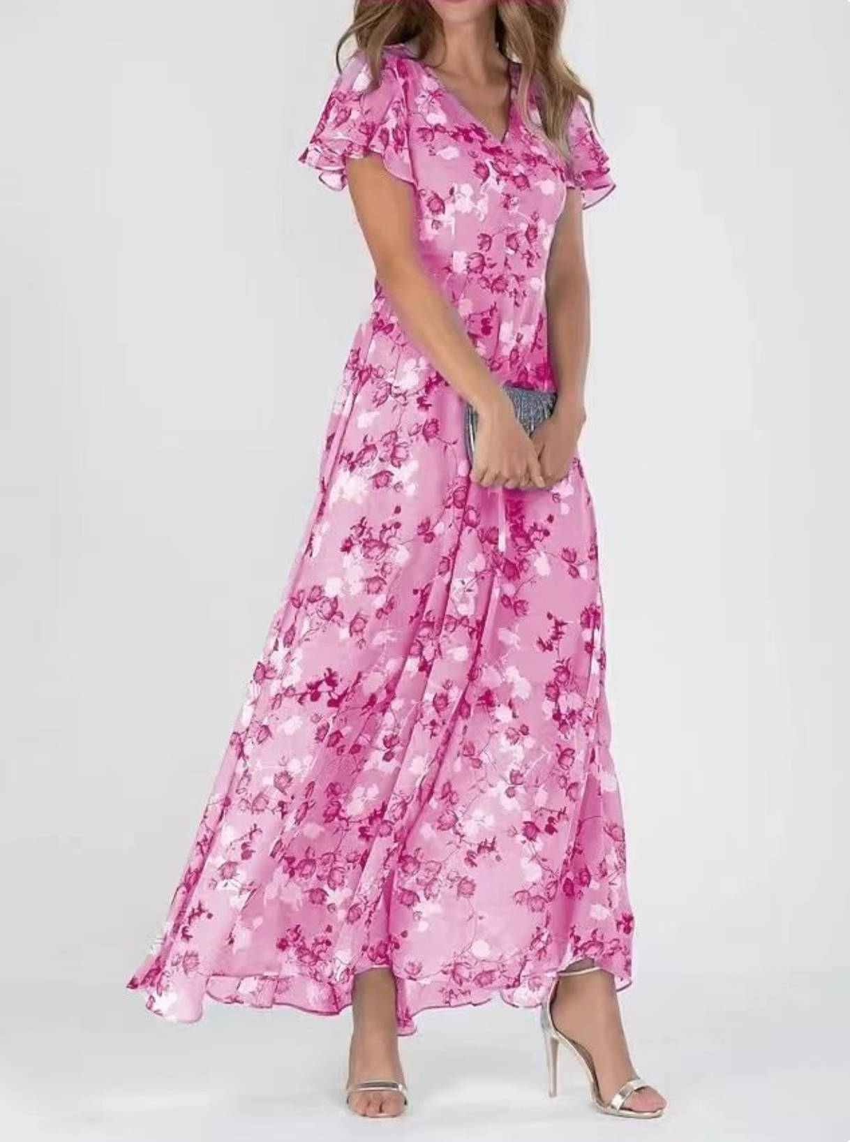 Lucía – Vestido de caída fluida y efecto favorecedor