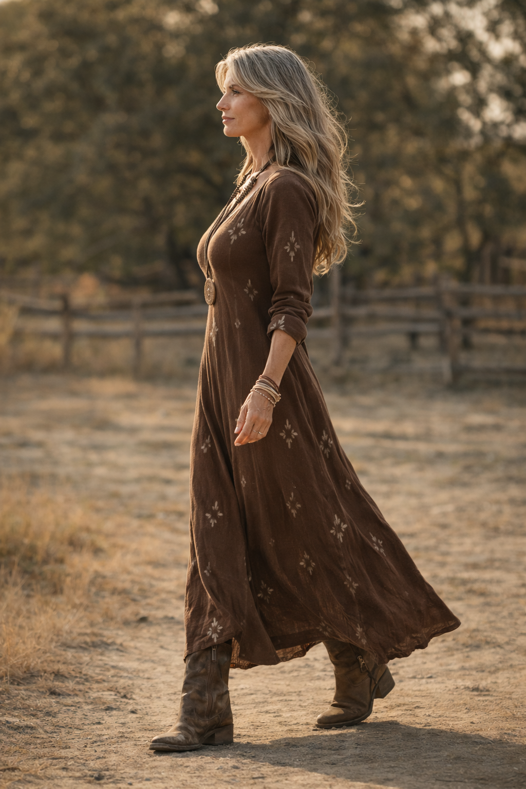 Evelyn | Vestido casual de manga larga con estilo vintage