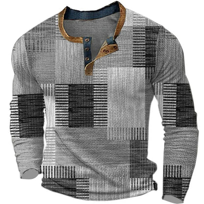 MATEO™| CAMISA DE MANGA LARGA PARA HOMBRE EN TONOS COLORIDOS