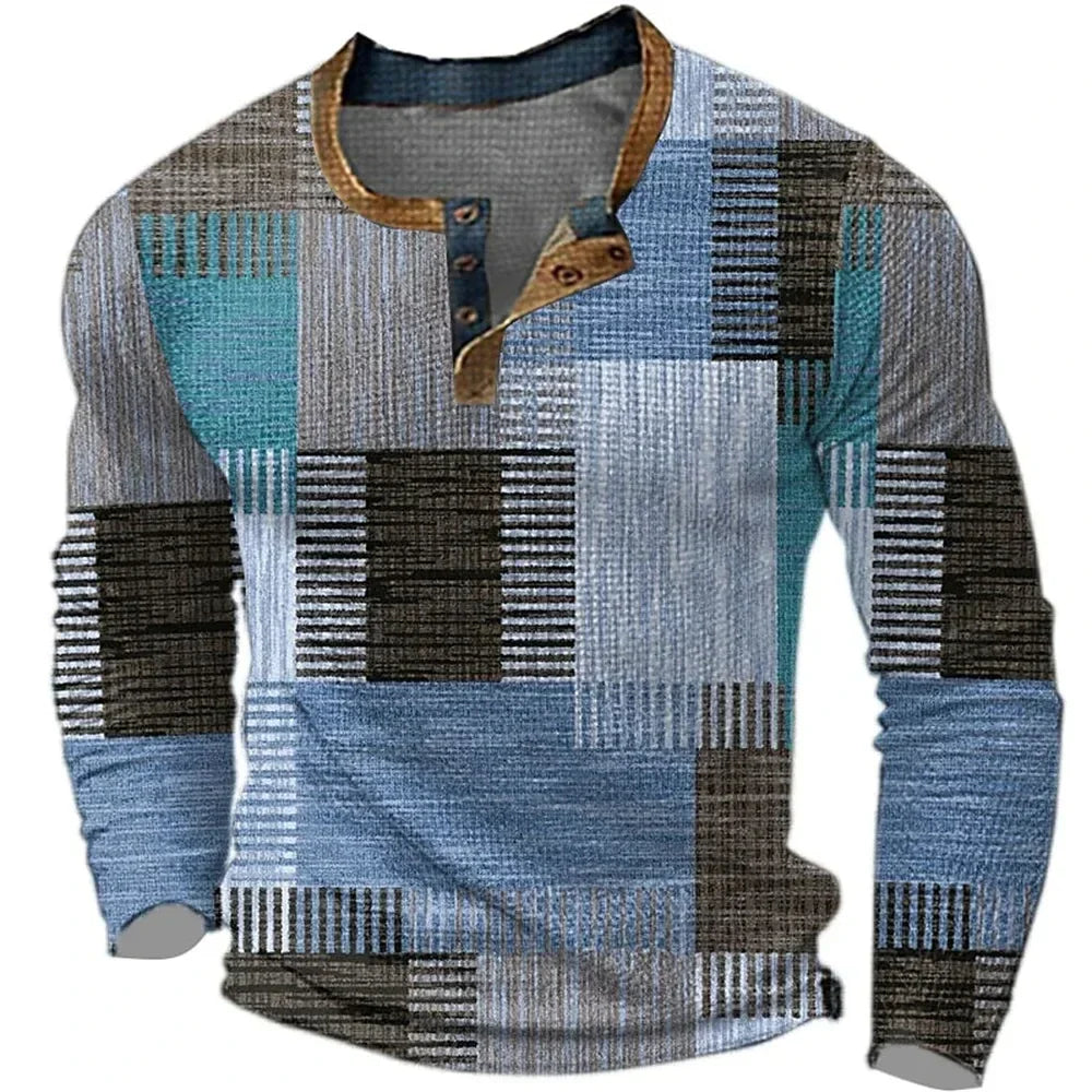 MATEO™| CAMISA DE MANGA LARGA PARA HOMBRE EN TONOS COLORIDOS