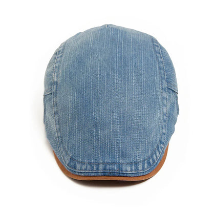 Theo™ | Gorra plana de denim premium – estilo atemporal y confort diario