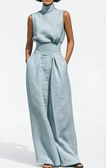 MARIA | CONJUNTO MINIMALISTA DE LINO