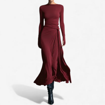 Gloria™ Vestido drapeado elegante